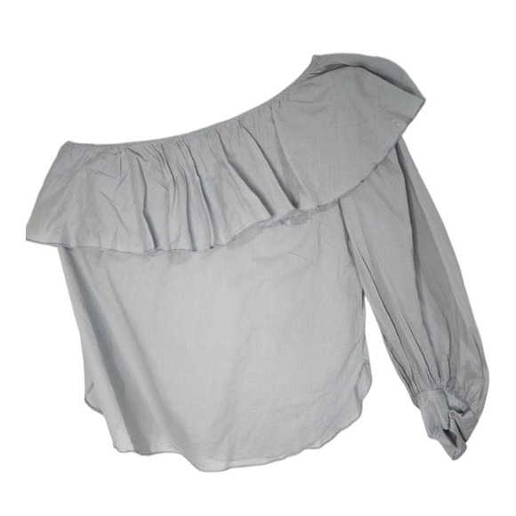 APIECE APART ONE SHOULDER RUFFLE TOP size 0 xs - Picture 3 of 10